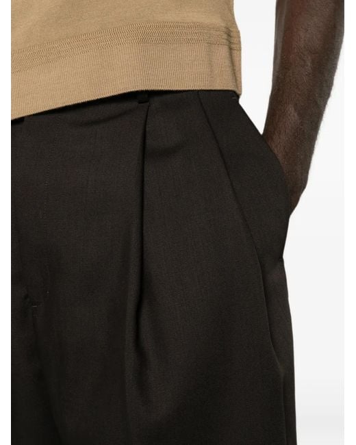 Barena Black Braghier Trousers for men
