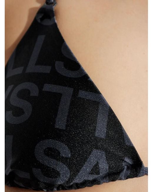 AllSaints Black Saph Bikini Top
