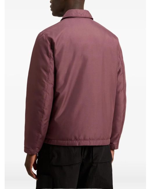Woolrich Purple Cordura Patch-Pocket Jacket for men