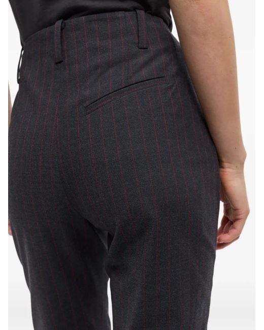 Ganni Gray Cropped Trousers