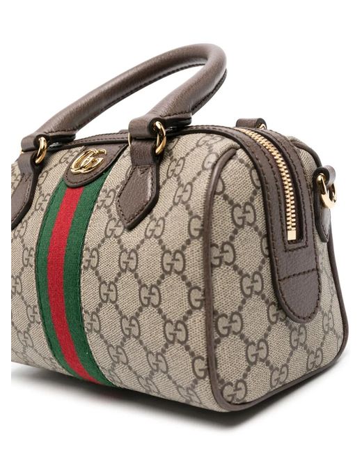 Gucci Brown Mini Ophidia Tote Bag