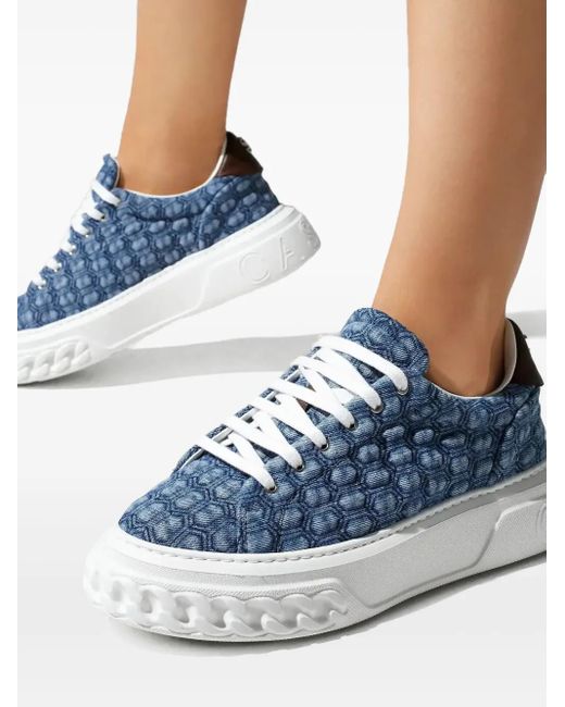 Casadei Blue Baskets Off-Road À Lacets