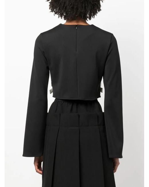 Viktor & Rolf Cropped Top in het Black