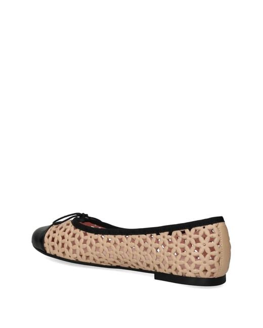 Pretty Ballerinas White Nicole Ballet Flats