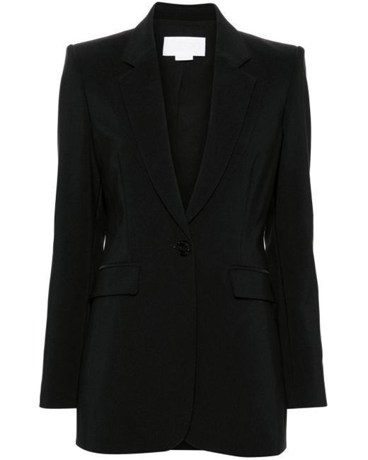 Genny Black Single-Breasted Blazer