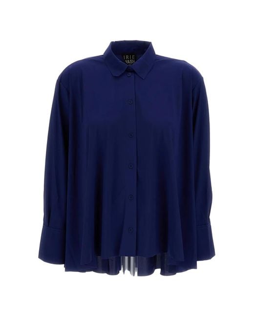 Irie Blue Chemise À Boutonnière Sur Le Devant