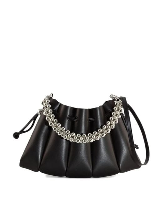 THEMOIRÈ ビーズハンドル ショルダーバッグ Black