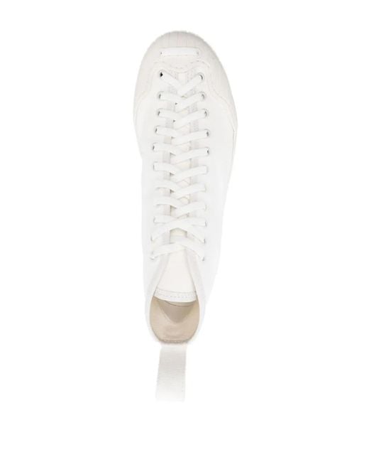 Sunnei White Isi High-Top Sneakers