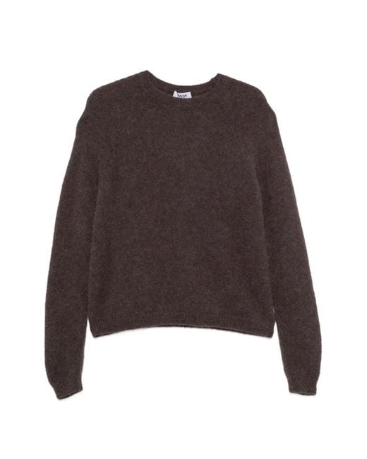 Base London Brown Round-Neck Sweater