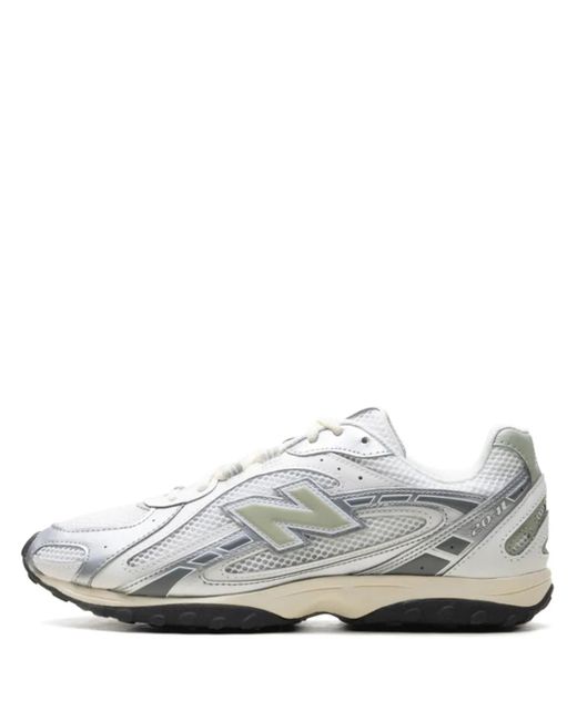 New Balance White "Tier 1" Synthetic Sneakers