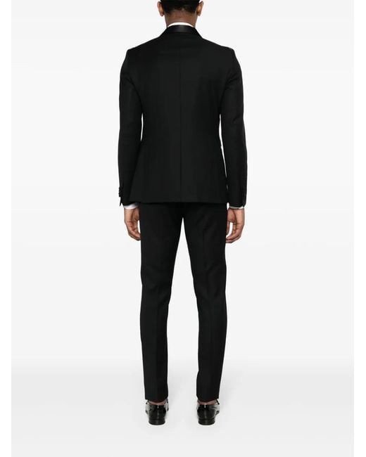 Corneliani Black Dart Detail Suit for men
