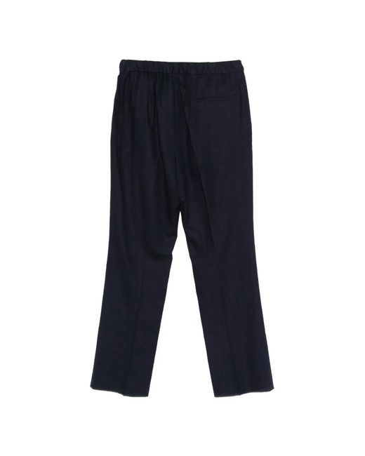 Hevò Blue Elasticated-Waist Trousers for men