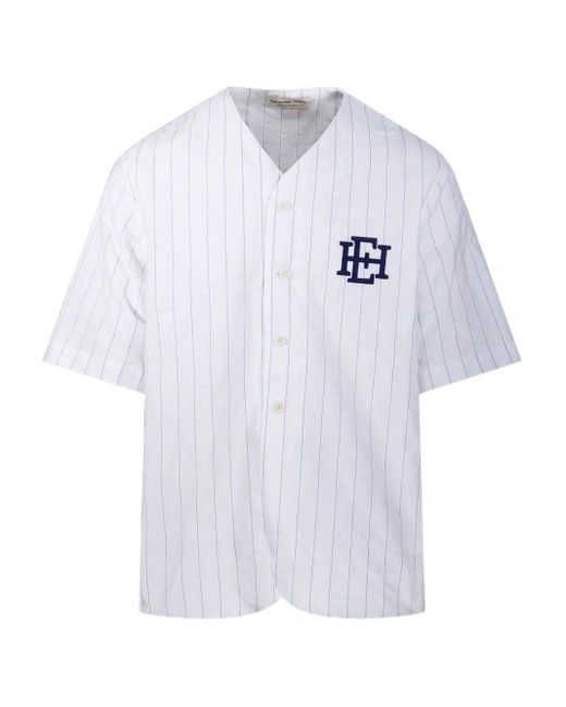 East Harbour Surplus Gehrig 496 Pinstripe Baseball Shirt in