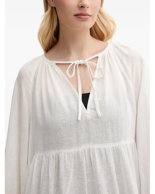 Polo Ralph Lauren White Organic Cotton Midi Dress