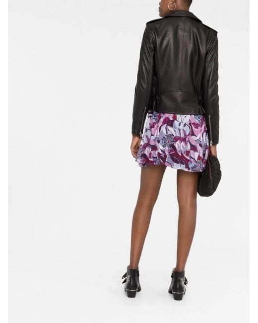 IRO Black Newhan Leather Jacket