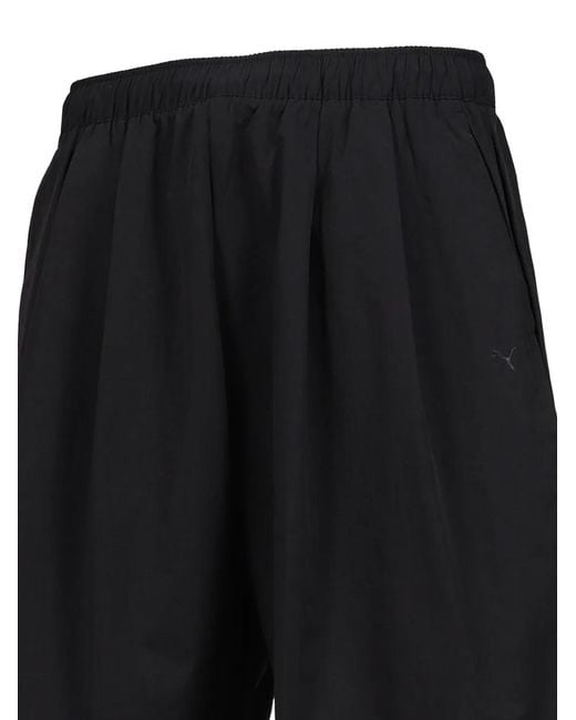 PUMA Black Drawstring Shorts for men