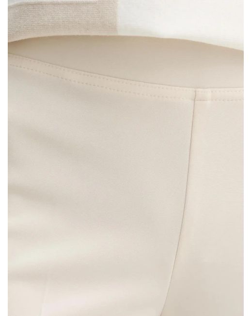 Joseph Ribkoff Natural Elasticated-Waist Straight Trousers
