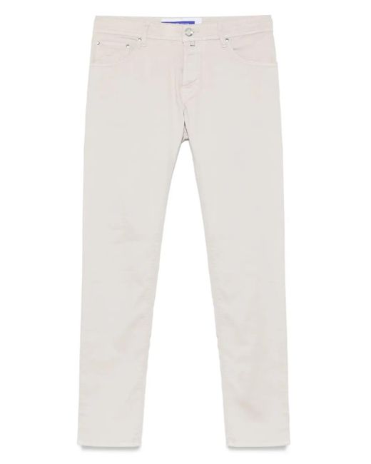 Pantaloni Nick di Jacob Cohen in White da Uomo