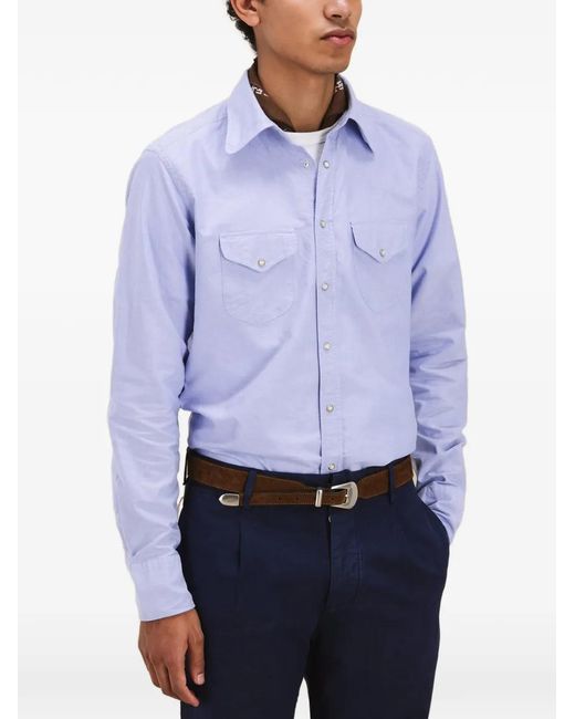 Fortela Purple Tex Shirt for men