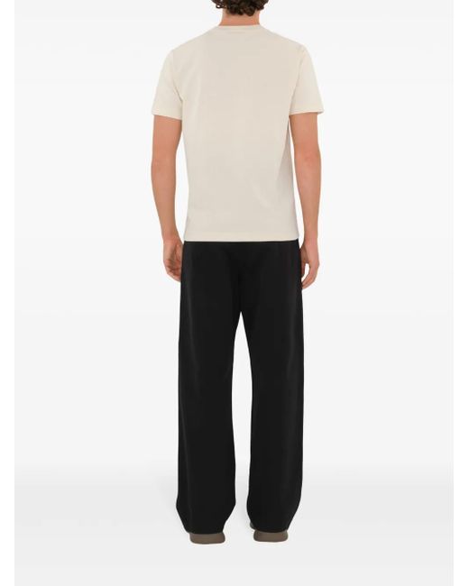 Burberry White Paisley Ekd T-Shirt for men
