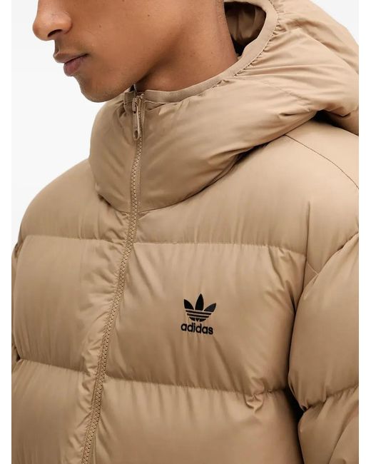 Adidas Natural Hooded Padded Jacket for men