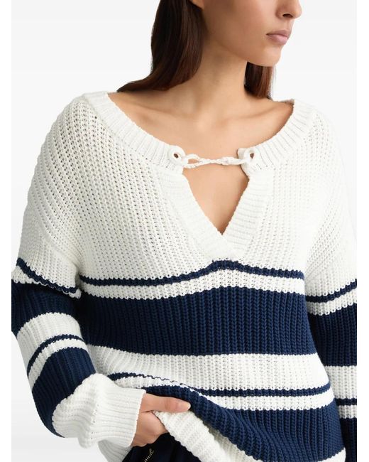 Jersey A Rayas Liu Jo de color Blue