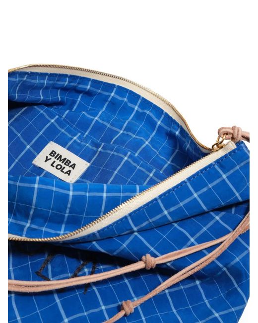 Bimba Y Lola Blue Electric- Zip Clutch