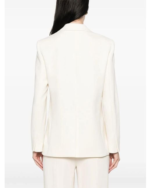Theory White Double-Breasted Blazer