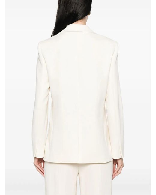 Theory White Double-Breasted Blazer