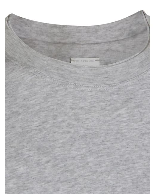 Eleventy White Crew-Neck T-Shirt for men