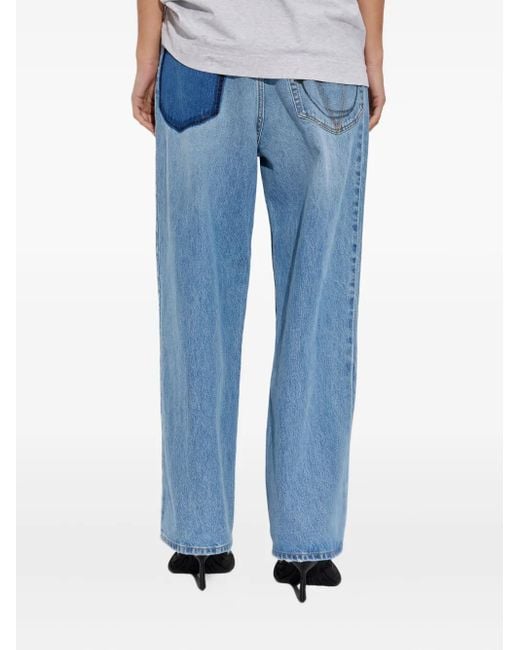 Vetements Blue Jeans Im Patchwork-Look