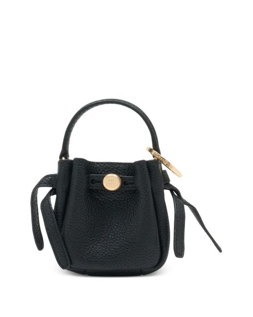 Tory Burch Black Romy Bucket Bag Charm