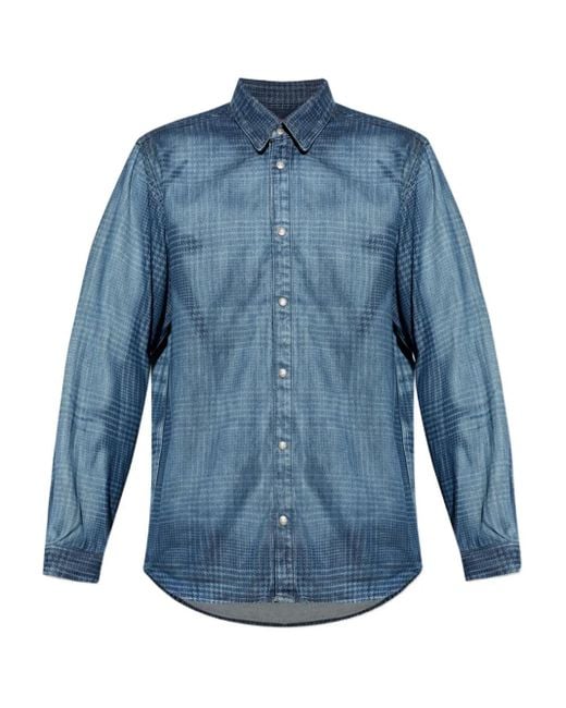 DIESEL Blue Shirt for men
