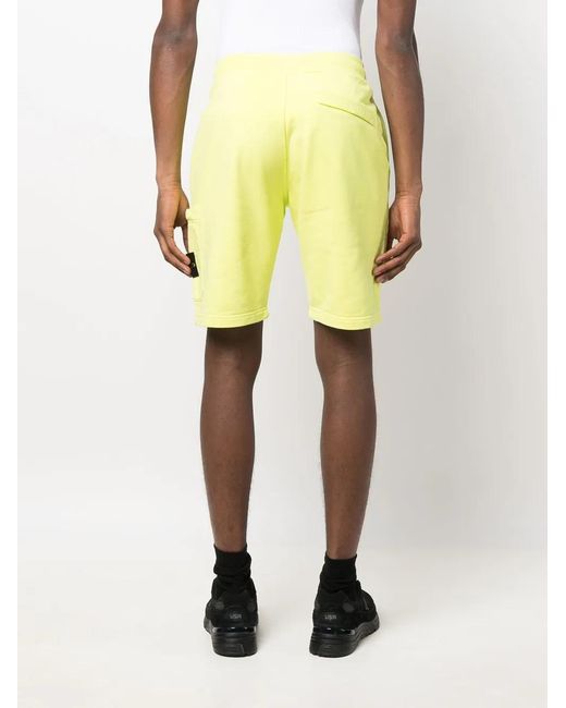 Stone Island Trainingsbroek Met Patch in het Yellow voor heren