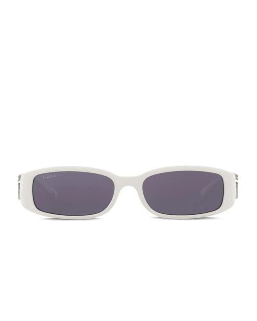 Gucci Purple Gc002287 Rectangle-Frame Sunglasses