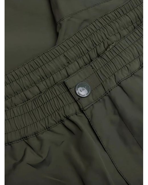 Neighborhood Gray Logo-Print Zip-Detail Trousers for men
