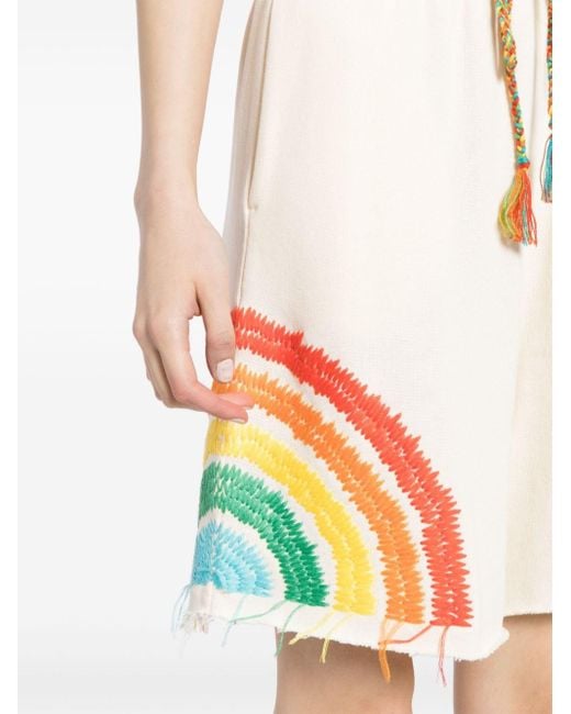 MIRA MIKATI Natural Rainbow Organic Cotton Shorts
