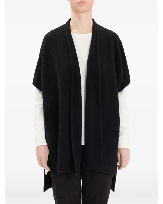 High Black Prudence Open-Front Cardigan