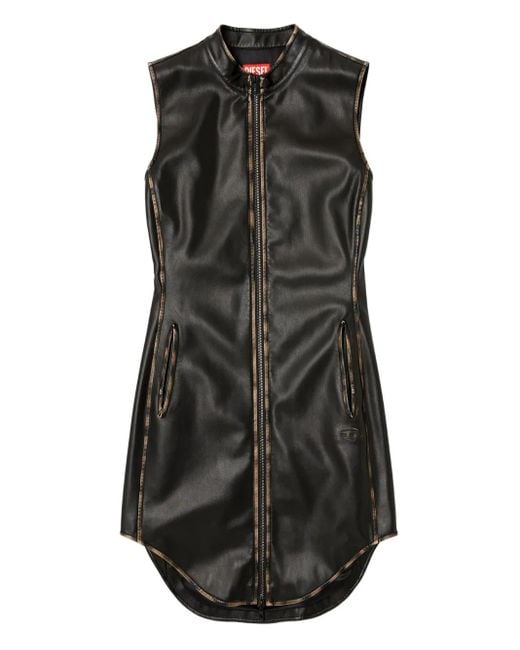 DIESEL Black 'D-Eneas' Sleeveless Short Dress