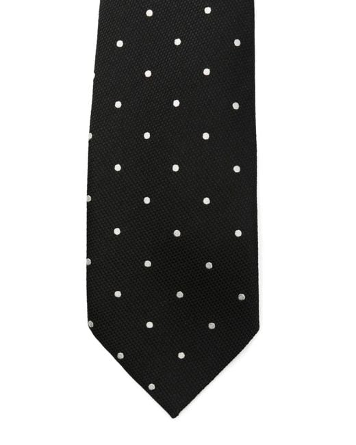 Tom Ford Black Polka-Dot Tie for men