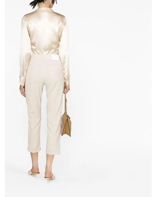 Dondup Natural Cropped Trousers