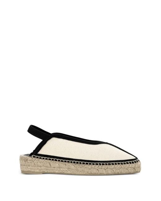 Castaner White Gio/2/292 Slingback Espadrilles