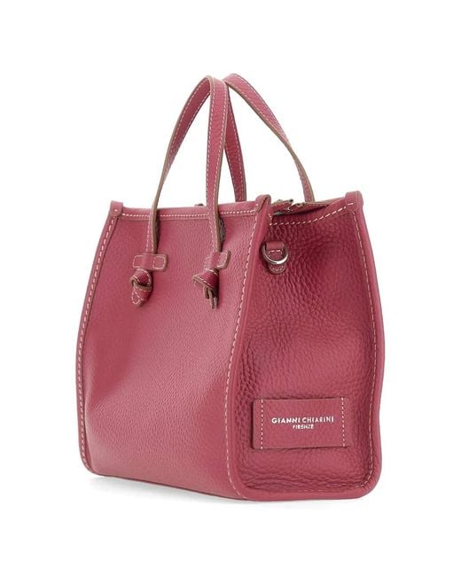 MARCELLA CLUB Pink Miss Marcella Grained-Leather Tote Bag