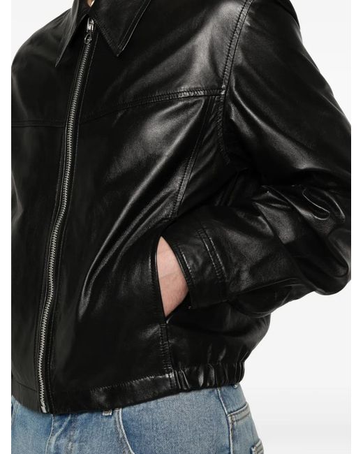 Lemaire Black Biker Blouson for men