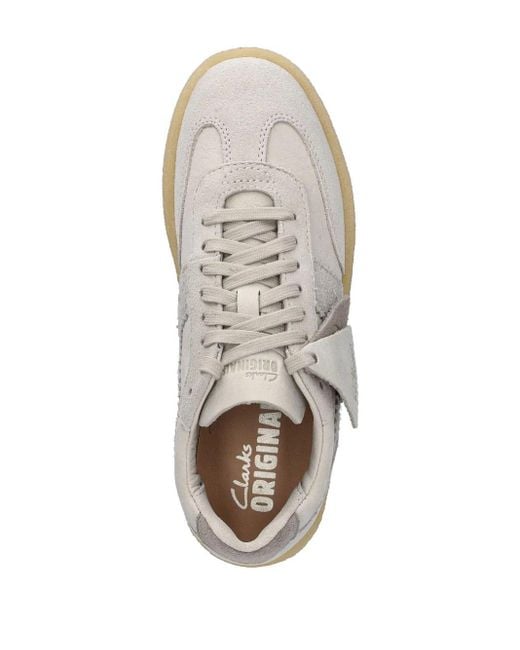 Clarks White Tor 80 Trainers