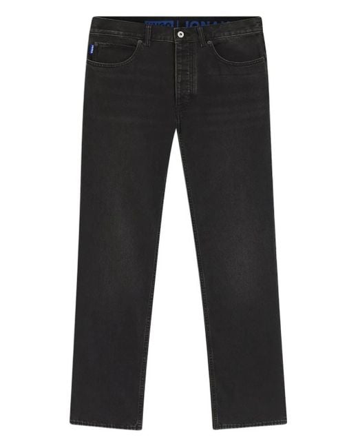 HUGO Black Five-Pocket Jeans for men