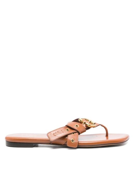 Chloé Pink Mae Sandals