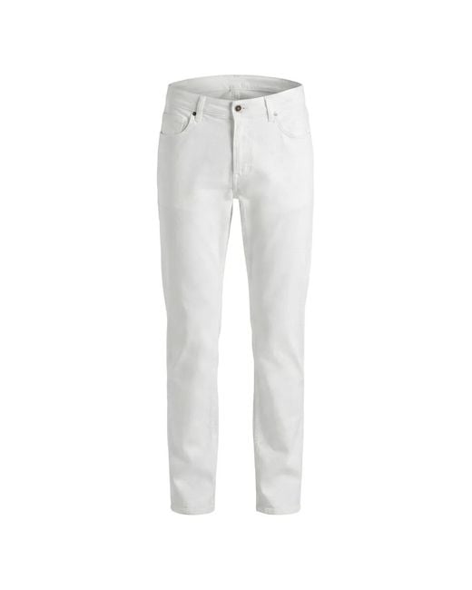 BARMAS White Dean Slim-Fit Jeans for men