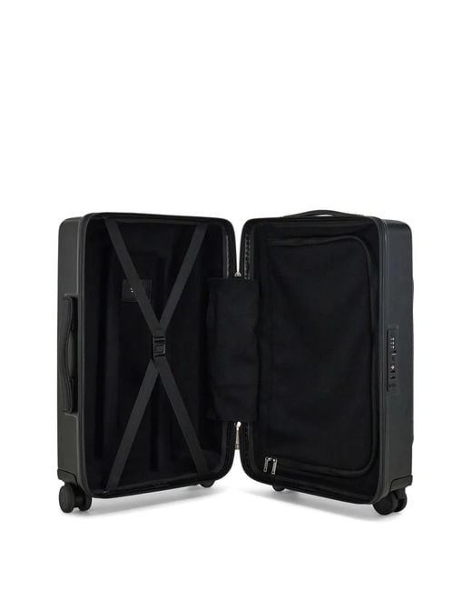 Ferragamo Black Embossed Monogram Hand Luggage for men