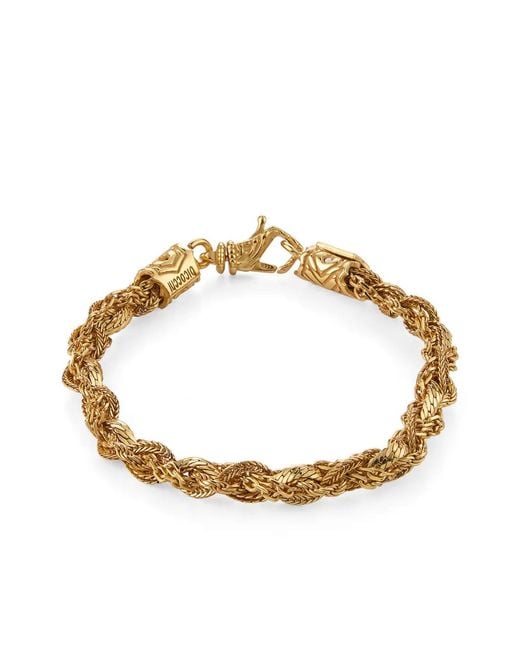 Emanuele Bicocchi Metallic Rope-Chain Bracelet
